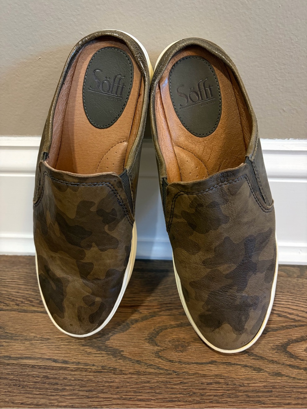 Sofft | Somers III mule/slide brown camouflage Leather shoes women’s size 7
